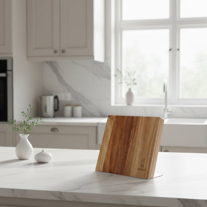 Shinrai Knives - Magnetisch Messenblok Cito Enkelzijdig - Acaciahout