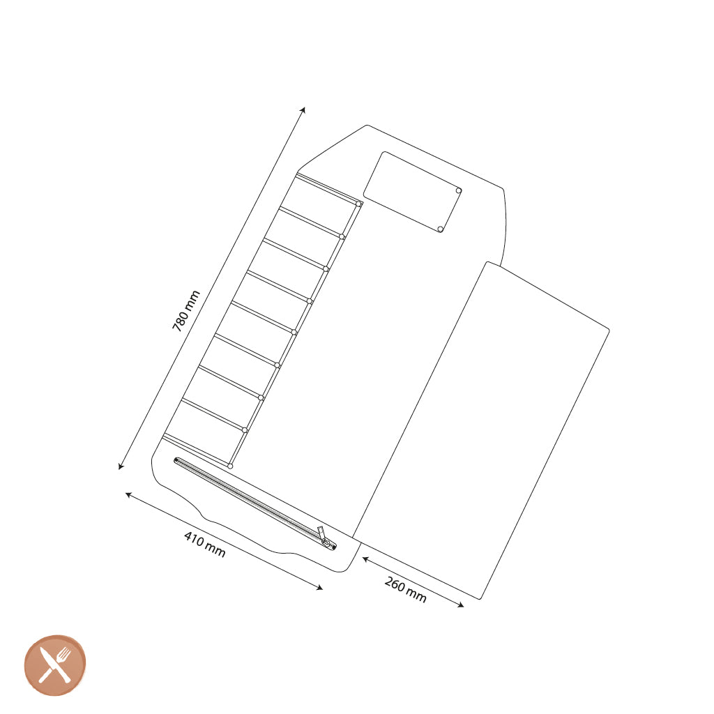 Shinrai Knives - Messenrol Hoogwaardig Canvas & Leer Donkerblauw