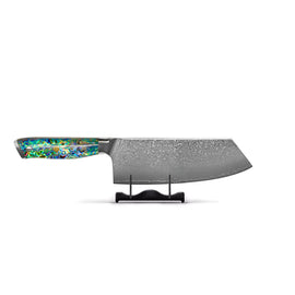 Shinrai Knives - Parelmoer Jewels Damascus Nakiri mes 20 cm