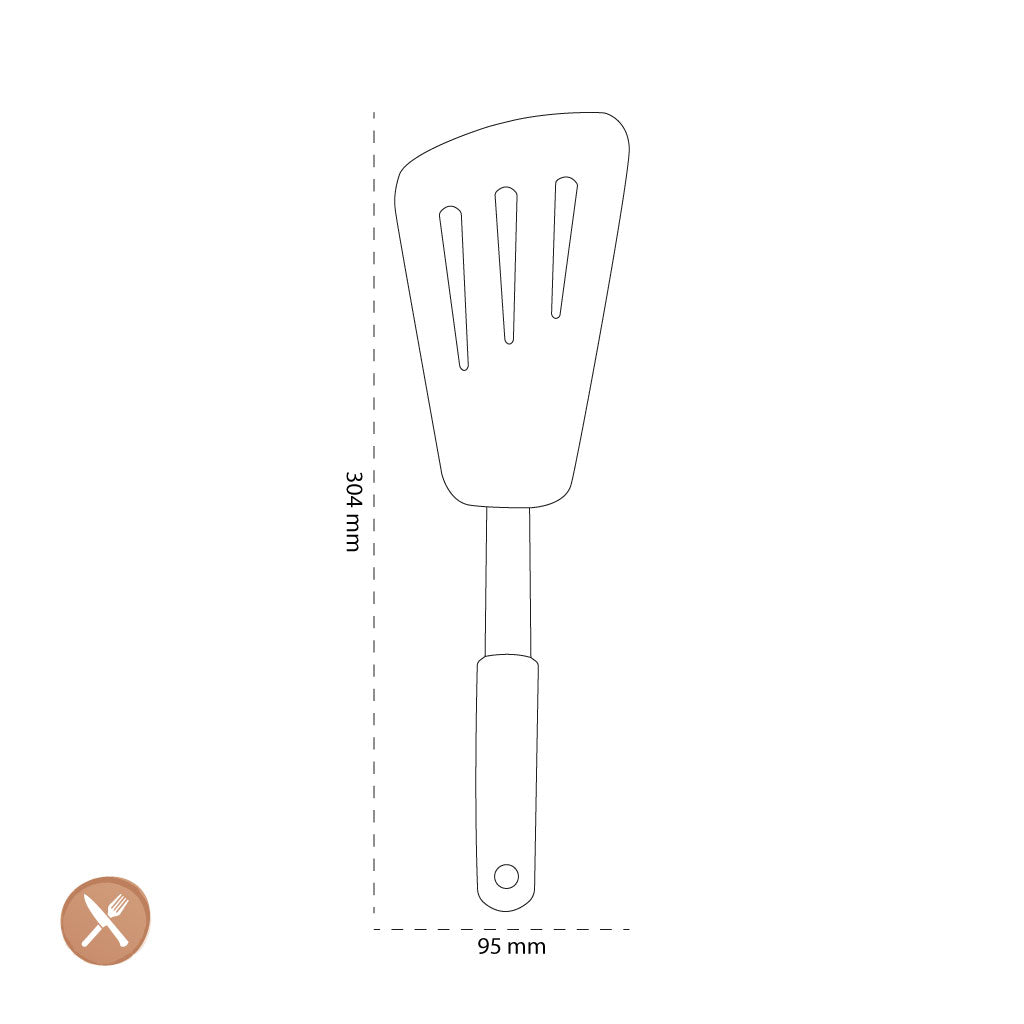 Spatule à omelette OXO en silicone, 30 cm