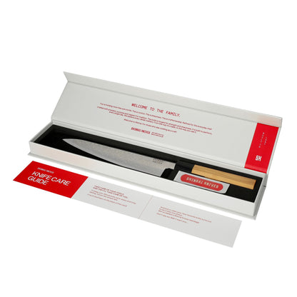 Shinrai Knives - Ensemble de couteaux Damas 7 pièces Takumi Kaza