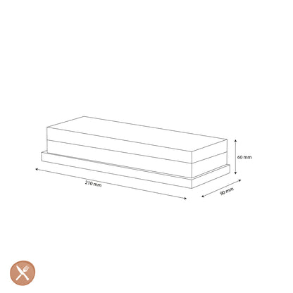 Pierre à aiguiser double face - Grain 400/1000