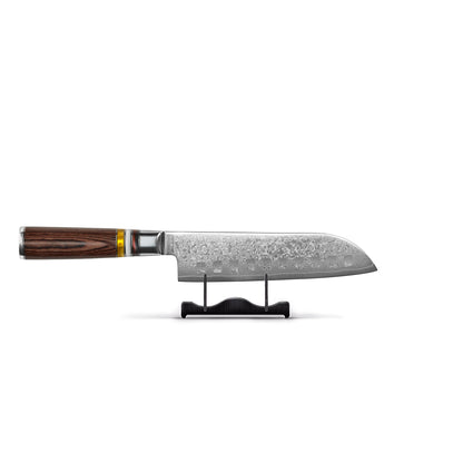 Shinrai Knives - Micarta Jewels 7-delige Damascus Messenset
