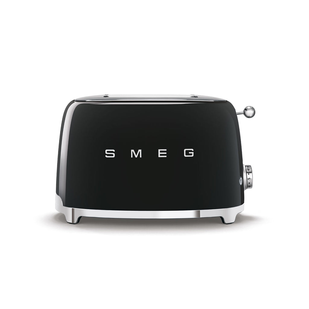 Smeg - Broodroosters | Zwart | Jaren 50 | Toaster 2x2