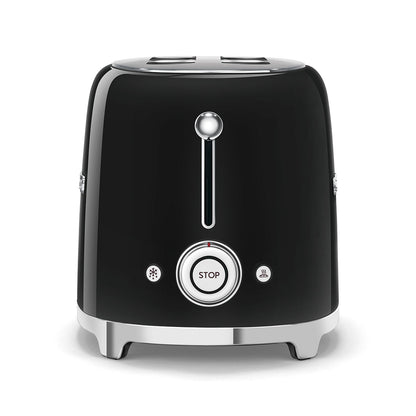 Smeg - Broodroosters | Zwart | Jaren 50 | Toaster 2x2