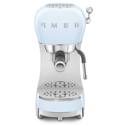 Smeg - Espressomachine | Pastelblauw | Jaren 50 | Handmatige espressomachine