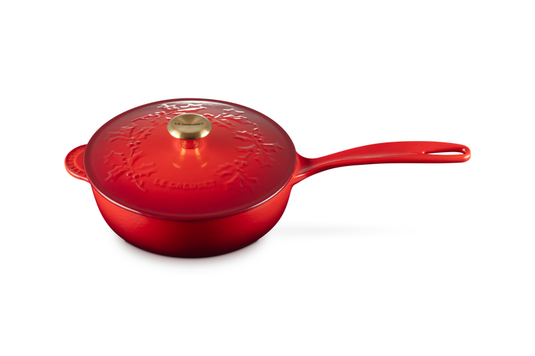 Le Creuset - Holly Collection sauspan ø 21 cm gietijzer Rood