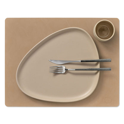 Lind DNA - Placemat Vierkant L Nupo Nougat