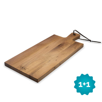 OVAL - Pure Walnut Wood Serveerplank 49 x 20 cm