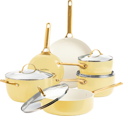 GreenPan - Padova Sunshine Yellow 10-delige Pannenset