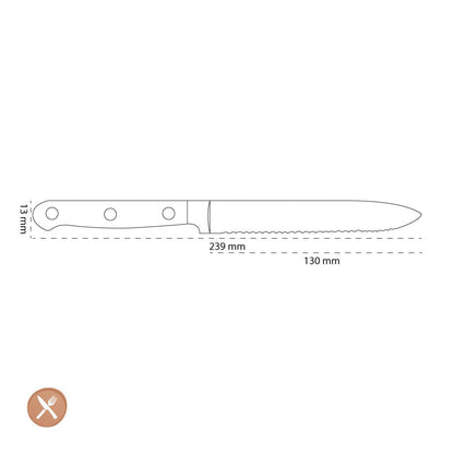 Zwilling - Prof S Universeel mes 130 mm