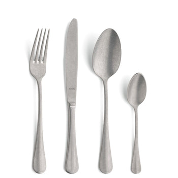 Amefa - Baguette - Coffret de couverts 24 pièces pour 6 personnes - Finition Stonewash - Coffret de couverts Amefa