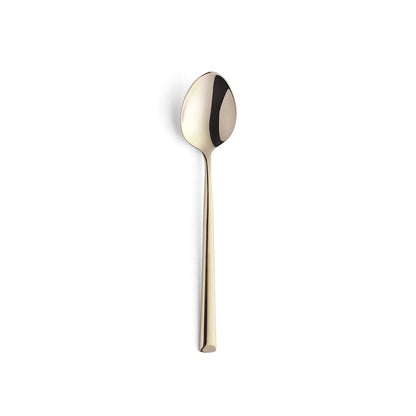 Amefa - Metropole Coffret de couverts 24 pièces pour 6 personnes, finition champagne brillante PVD, dans un coffret de luxe