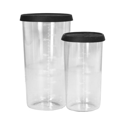 Bamix - Maatbekerset Glas met Deksel 400ml/700ml Mengbeker Bamix 