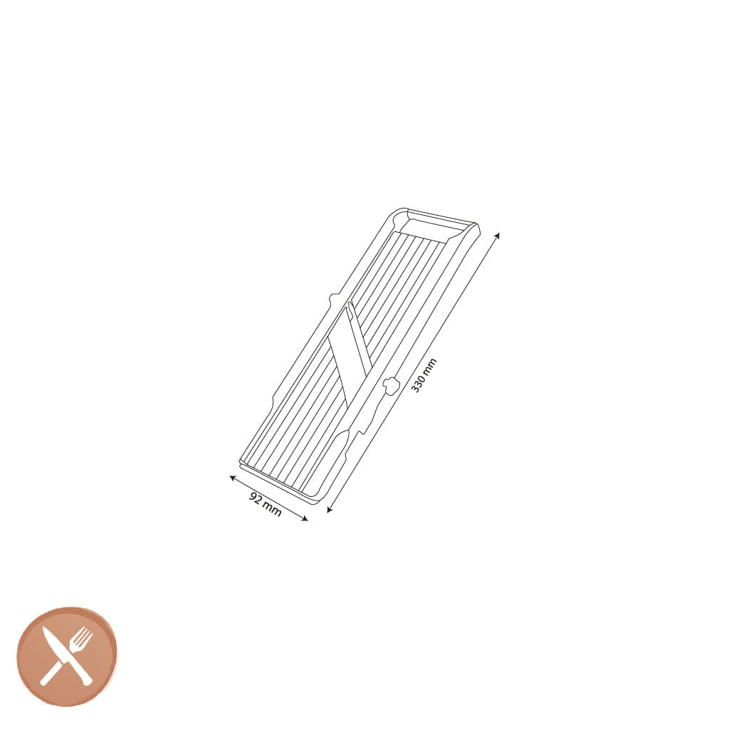 Benriner - Japanse Mandoline 6,4 cm met 3 messen – Kookgigant