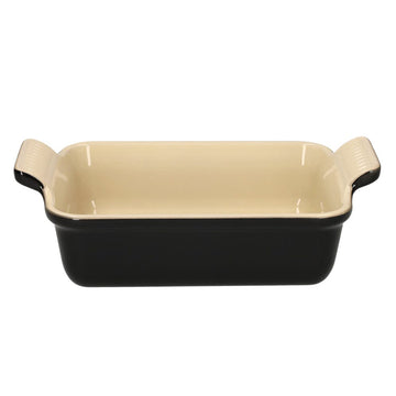 Le Creuset - Heritage Ovenschaal rechthoekig Ebbenzwart 32 x 24 cm