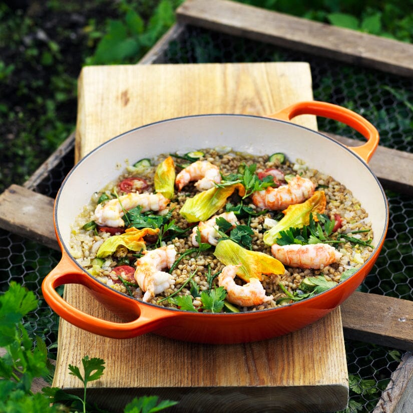 Braadpan Le Creuset Campagnard Oranjerood 26 cm Braadpan Le Creuset 