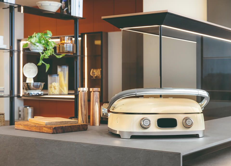 Gril multifonction Smeg | Crème | Années 1950 | Gril de contact