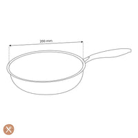 By C&P - Honey Koekenpan 20 cm Koekenpan By C&P 