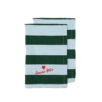 BYON - Serviettes - Amour - Lot de 2 serviettes BYON