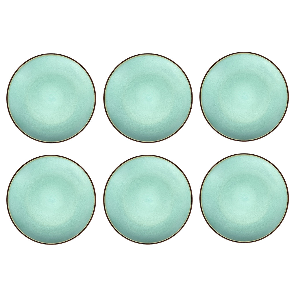 Médard de Noblat - Assiette plate Feeling Jade 26,5 cm (lot de 6)