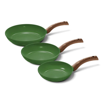 Cook & Pan - Go Green Koekenpannenset 3-delig Pannenset Cook & Pan 