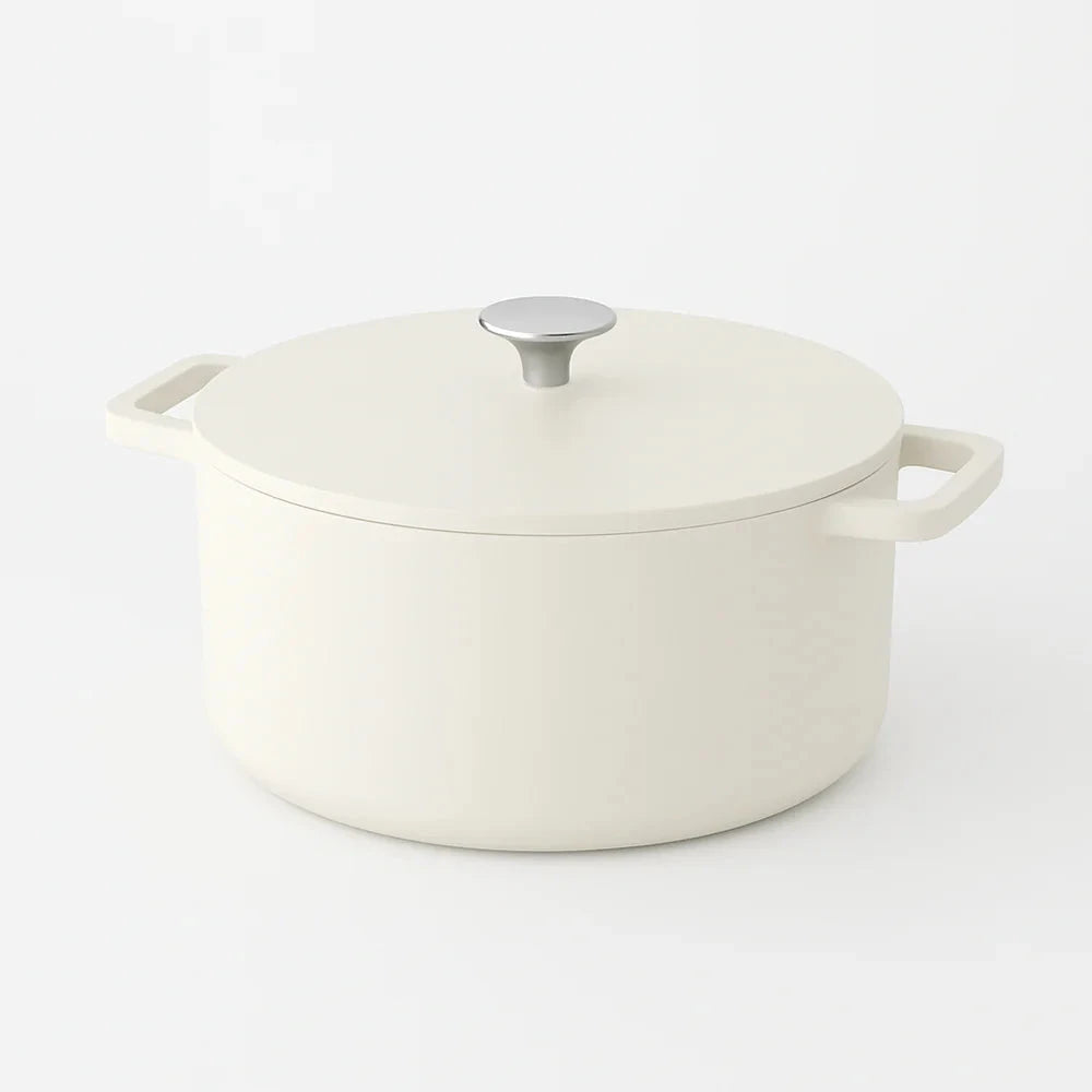 Cook & Pan - Go Ivory Gietijzeren Braadpan 24 cm - 4 liter Braadpan Cook & Pan 