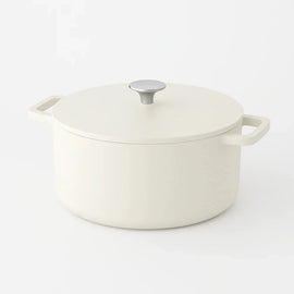 Cook & Pan - Go Ivory Gietijzeren Braadpan 24 cm - 4 liter Braadpan Cook & Pan 