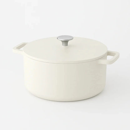 Cook & Pan - Go Ivory Gietijzeren Braadpan 24 cm - 4 liter Braadpan Cook & Pan 