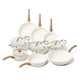 Cook & Pan - Batterie de cuisine Go Ivory 9 pièces