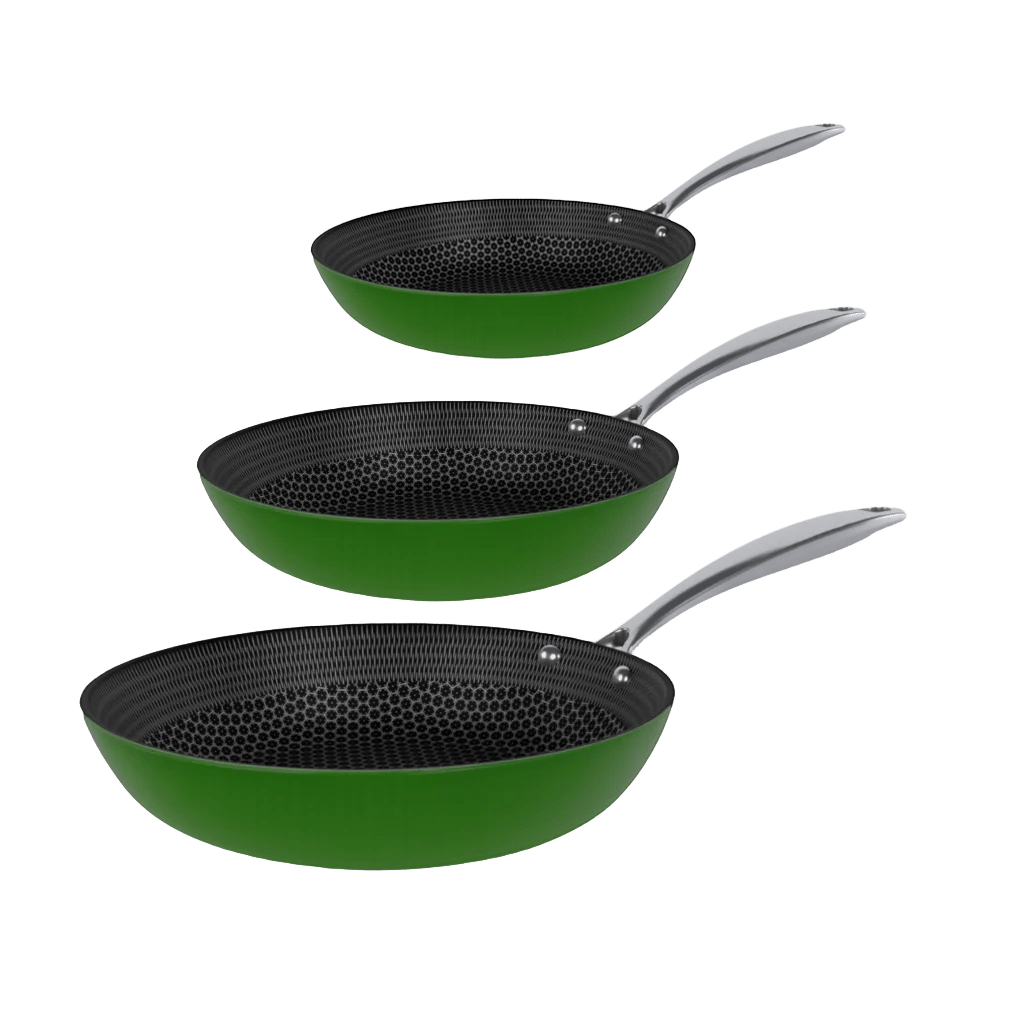 Cook & Pan - Honey Go Green Koekenpannenset 3-delig – KookGigant