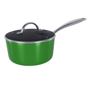 Cook & Pan - Honey Go Green Steelpan 18 cm met glazen deksel Cook & Pan 