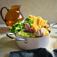 Cook & Pan - Honey Go Ivory Kookpot 20 cm met glazen deksel Cook & Pan 