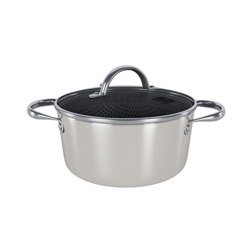 Cook & Pan - Honey Go Ivory Kookpot 22 cm met glazen deksel Cook & Pan 