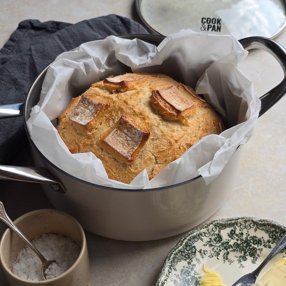 Cook & Pan - Honey Go Ivory Pannenset 9-delig Pannenset Cook & Pan 