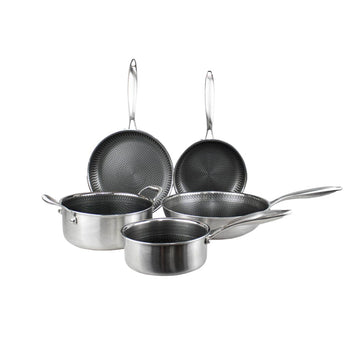 Cook & Pan - Honey RVS Pannenset 5-delig Pannenset Cook & Pan 