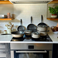 Cook & Pan - Honey Taupe of Mind Pannenset 7-delig Pannenset Cook & Pan 