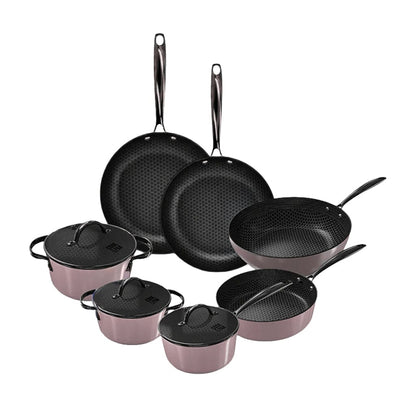 Cook & Pan - Honey Taupe of Mind Pannenset 7-delig Pannenset Cook & Pan 