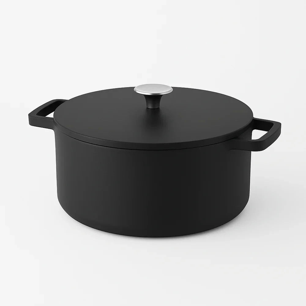 Cook & Pan - Signature Gietijzeren Braadpan 28 cm - 6.5 liter Braadpan Cook & Pan 