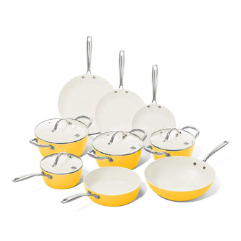 Cook & Pan - Sunny Side Pannenset 9-delig Pannenset Cook & Pan 