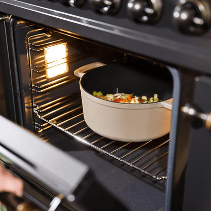 Cook & Pan - Taupe of Mind Gietijzeren Braadpan 28 cm - 6.5 liter Braadpan Cook & Pan 