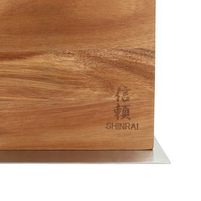 Shinrai Knives - Magnetisch Messenblok Cito Dubbelzijdig - Acaciahout