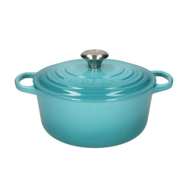 Le Creuset - Signature Braadpan Caribbean Blauw 20 cm