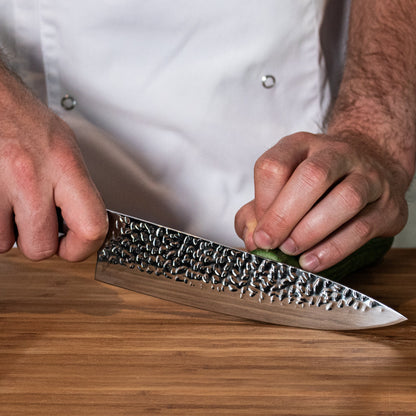 Shinrai Knives - Hammered RVS 6-delige Messenset