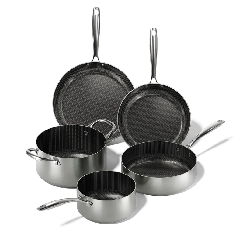 Cook & Pan - Honey RVS Pannenset 5-delig