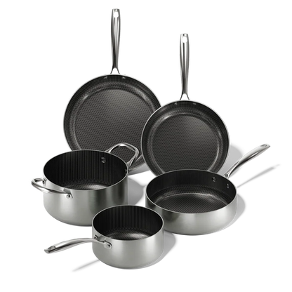 Cook & Pan - Honey RVS Pannenset 5-delig