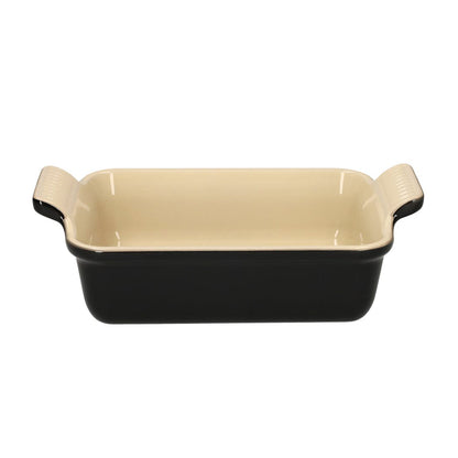 LeCreuset - Plat à four rectangulaire Noir Ébène 26x19cm 2,1l