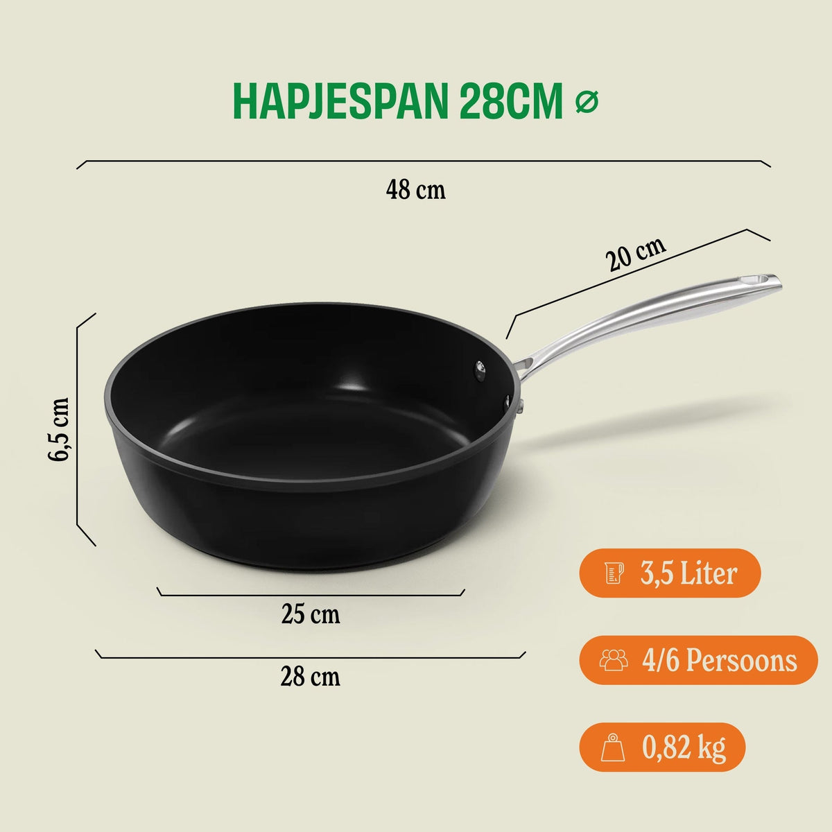 Cook & Pan - Signature Hapjespan 28 cm
