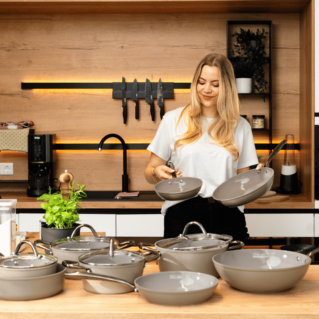Cook & Pan - Taupe of Mind Hapjespan 28 cm
