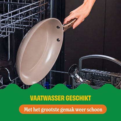 Cook & Pan - Taupe of Mind Hapjespan 28 cm